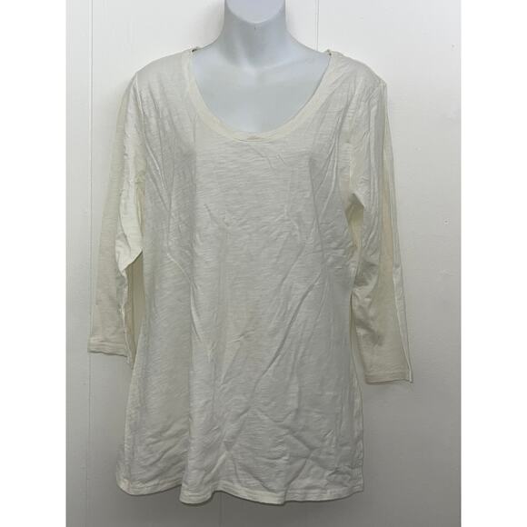 L.L.Bean White Top - Picture 1 of 3